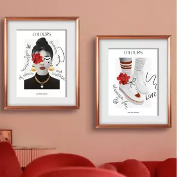 Постер Коллаж 21x29.7 см 2 шт.