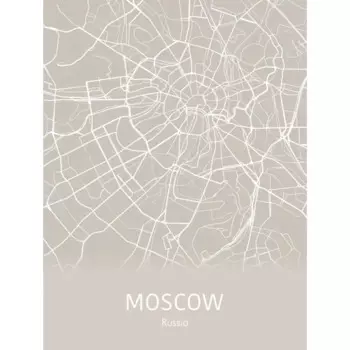 Постер Москва 39x49 см