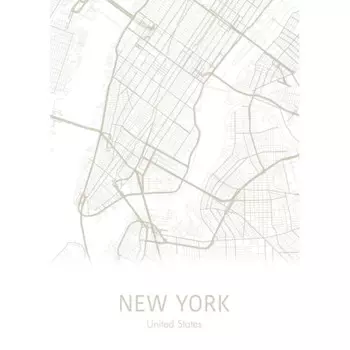 Постер Нью-Йорк 21x29.7 см