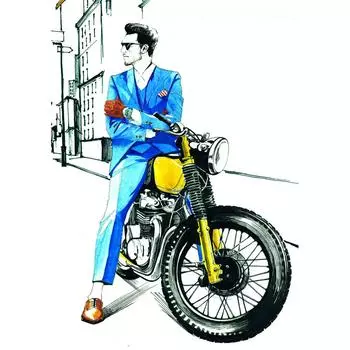 Постер «На стиле» 21x29.7 см