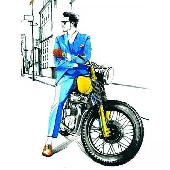 Постер «На стиле» 30x40 см