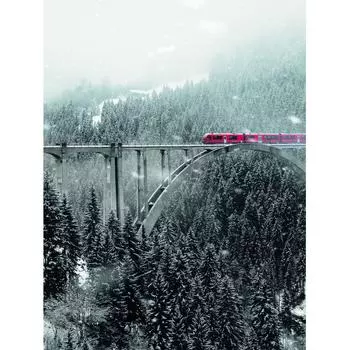 Постер «Новогодний экспресс» 30x40 см