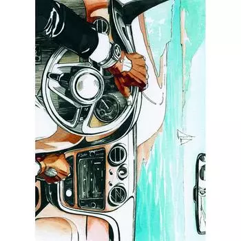 Постер «По серпантину» 21x29.7 мм