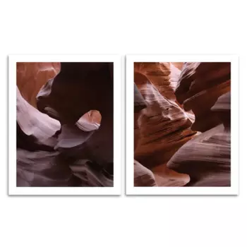 Постер Скалы каньона 40x50 см 2 шт.