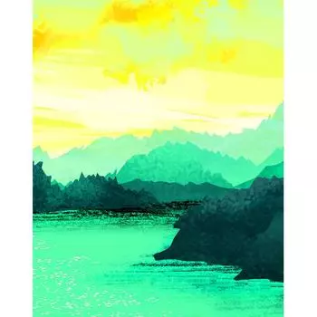 Постер «Утёс» 39x49 см