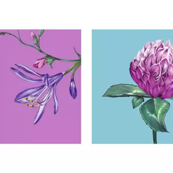 Постер В розовом цвете 50x70 см 2 шт.