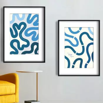 Постер Волны 39x49 см 2 шт.