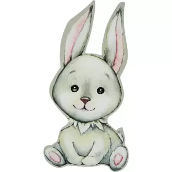 Постер Заяц 40x18 см