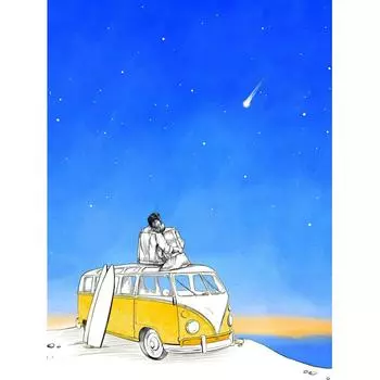 Постер «Звездопад» 30x40 см