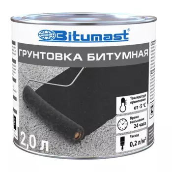Праймер битумный Bitumast 2 л