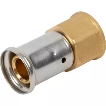 Муфта комбинированная 1/2"x20 мм ВР латунь