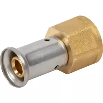 Муфта комбинированная 1/2"x16 мм ВР латунь