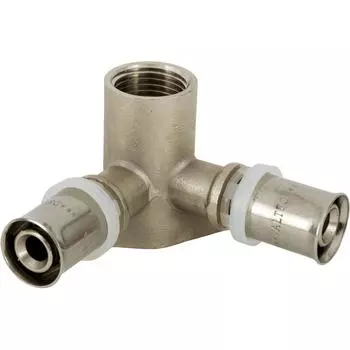 Тройник комбинированный Valtec 16x1/2"x16 мм ВР латунь VTM.234.N.160416