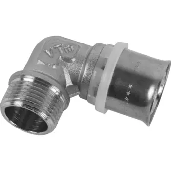 Угол комбинированный 90° Valtec 3/4"x26 мм НР латунь VTM.253.N.002605