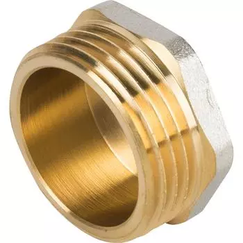 Заглушка Equation 1" НР латунь 170713