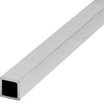 Профиль квадратный алюминий 10x10x1x1000 мм серый