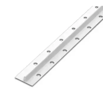 Профиль маячковый Албес 6 мм 3000 мм ПВХ белый