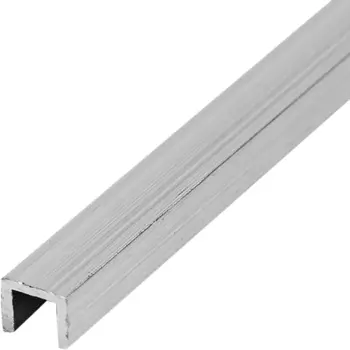 Профиль П-образный алюминий 10x10x1.2x2000 мм серый