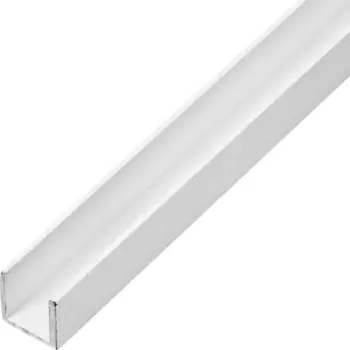 Профиль П-образный алюминий окрашенный 15x15x1.5x1000 мм белый