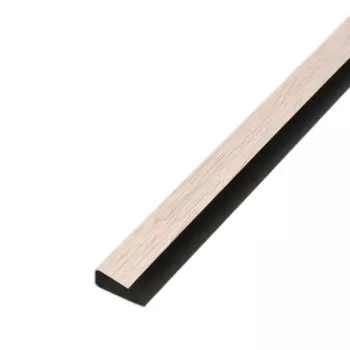 Профиль ПВХ 12x25x2700 мм цвет платан