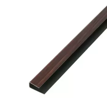 Профиль ПВХ 12x25x2700 мм цвет венге