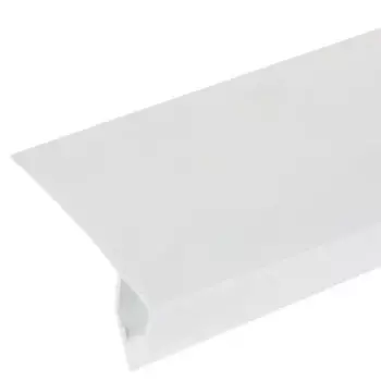 Профиль ПВХ оконный F-образный 55 мм 3000 мм, цвет белый