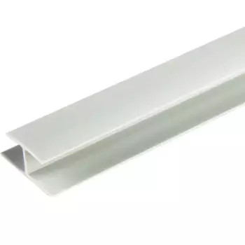 Профиль ПВХ соединительный Т8/10 мм серый 3 м