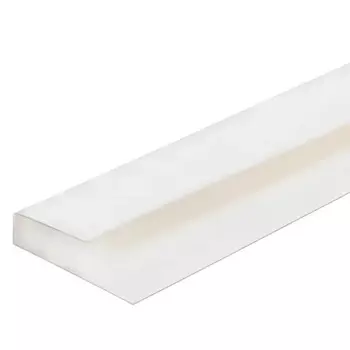 Профиль старт/финиш П-образный ПВХ белый 10x10x2700 мм