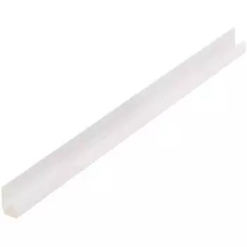 Профиль стартовый ПВХ Белый, 3000 мм