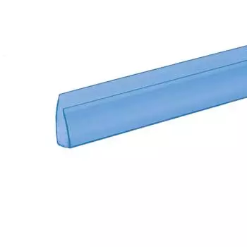Профиль торцевой для поликарбоната 8 мм Novattro 2.1 м синий