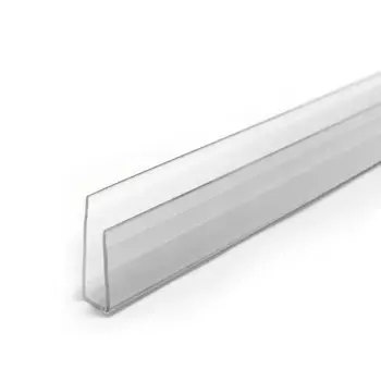 Профиль торцевой для поликарбоната Novattro 4 мм 2.1 м прозрачный