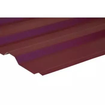 Профлист МП20 0.35 мм 1150x2000 мм RAL 3005 вишня