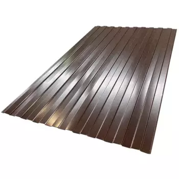 Профнастил С8 0.35 мм 1185х2000 мм RAL 8017 коричневый