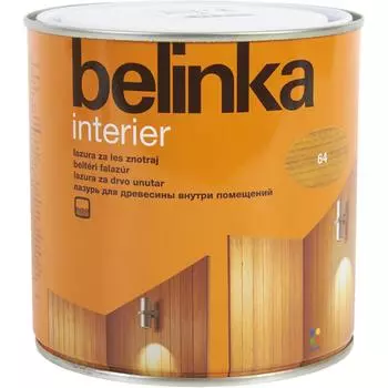 Пропитка Belinka Interier 0.75 л цвет горчично желтый