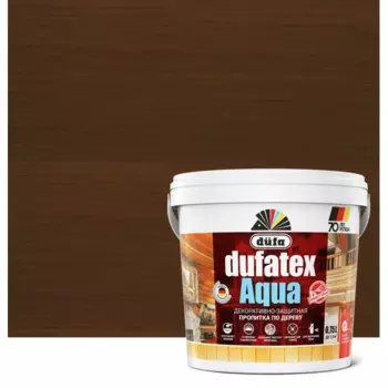 Пропитка для дерева водная цвета палисандр Dufatex aqua 0.75 л