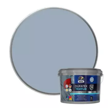 Пропитка защитно-декоративная Dufa Textur полуматовая дымчатая 9 л