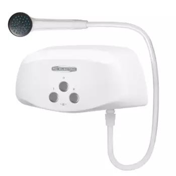 Проточный водонагреватель электрический AC Electric IWH 3.5 S 3.5 кВт серый с душевой лейкой