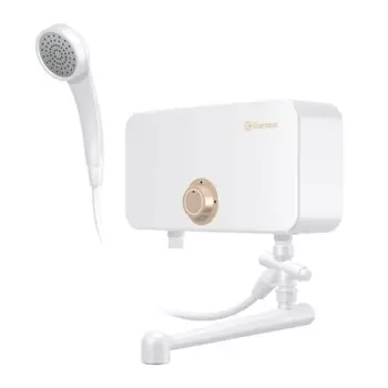 Проточный водонагреватель электрический Thermex Oscar 3500 3.5 кВт белый с душевой лейкой