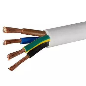 Провод Ореол ПВС 4x4 на отрез ГОСТ цвет белый