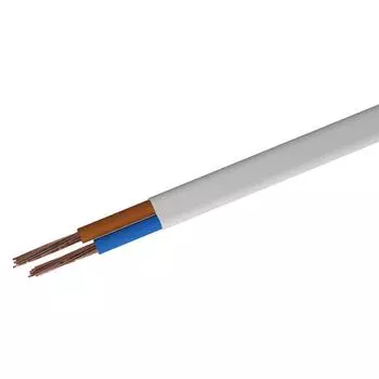 Провод Партнер-Электро ШВВП 2x0.5 на отрез ГОСТ цвет белый