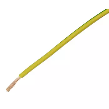 Провод Промэко ПуГВнг(А)-LS 1x10 на отрез цвет желто-зеленый ГОСТ