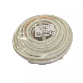 Провод Промэко ПВС 3x1.5 20 м ГОСТ цвет белый