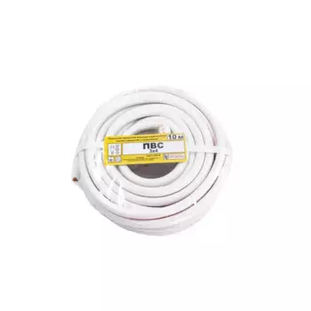 Провод Промэко ПВС 3x4 10 м ГОСТ цвет белый