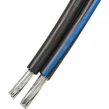 Провод Альфакабель СИП 2x16 на отрез ГОСТ цвет черный