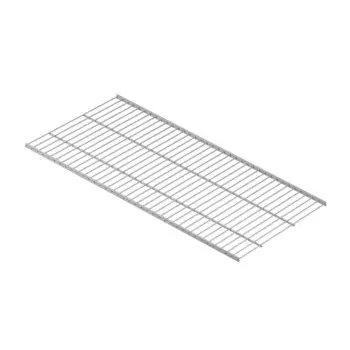 Прямая полка Larvij 90.3x1x40.6 см сталь цвет алюминий