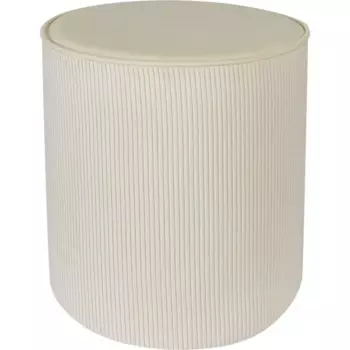 Пуф 36x40x36 см цвет белый