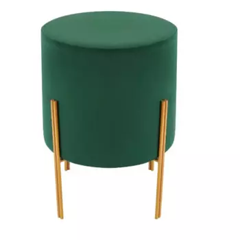 Пуф бархат темно-зеленый 34x40 см