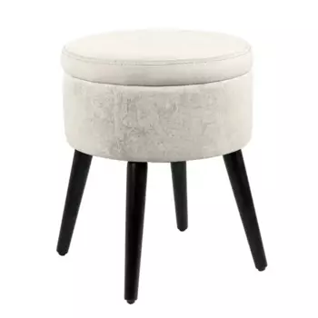 Пуф Бета-10 Elza d36xh44.5 см серый