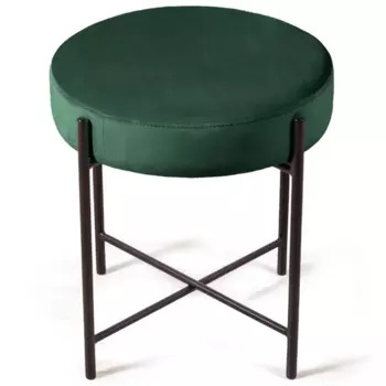 Пуф Грейс 42x42x47 см цвет зеленый