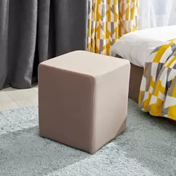 Пуф каркасный Лорри бежевый 35x35x42 см